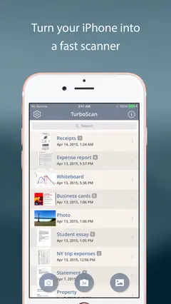 TurboScan™: document scanner 스크린샷 1