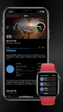HeartWatch: 심박수 모니터링 스크린샷 4