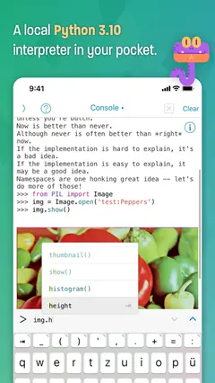 Pythonista 3 스크린샷 1