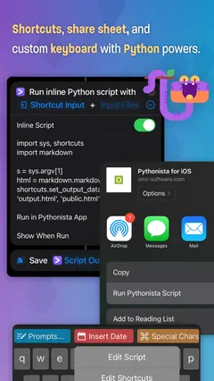Pythonista 3 스크린샷 4