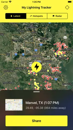 My Lightning Tracker Pro 스크린샷 1