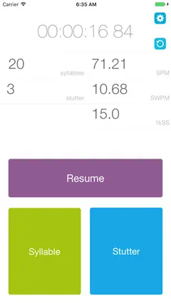 Fluent Stuttering Calculator 스크린샷 2