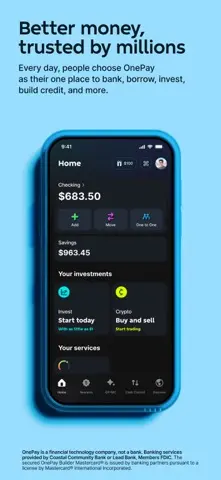 OnePay – Mobile Banking 스크린샷 1