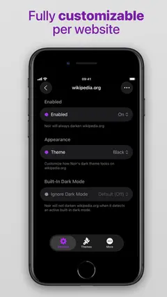 Noir - Dark Mode for Safari 스크린샷 4