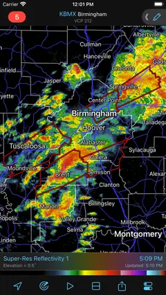 RadarScope 스크린샷 1
