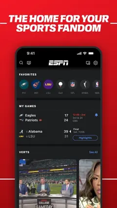 ESPN: Live Sports & Scores 스크린샷 2