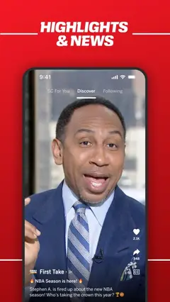 ESPN: Live Sports & Scores 스크린샷 4
