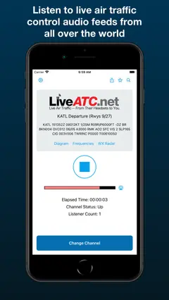 LiveATC Air Radio 스크린샷 1