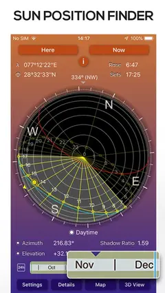 Sun Seeker - Sunlight Tracker 스크린샷 3