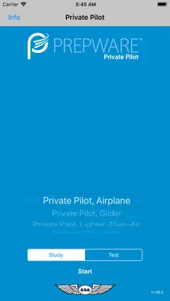 Prepware Private Pilot 스크린샷 1