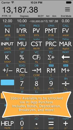 10bii Financial Calculator 스크린샷 3