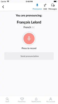 Forvo Pronunciation 스크린샷 4