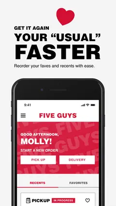 Five Guys Burgers & Fries 스크린샷 2
