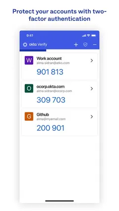 Okta Verify 스크린샷 2