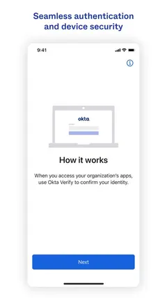 Okta Verify 스크린샷 1