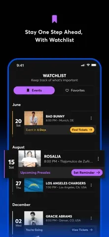 Ticketmaster－Buy, Sell Tickets 스크린샷 2