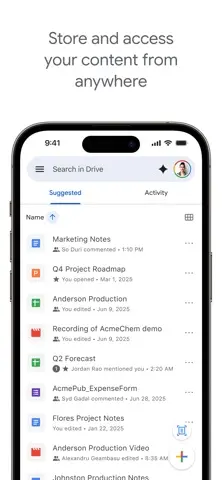 Google 드라이브 – 안전한 온라인 파일 저장공간 스크린샷 1