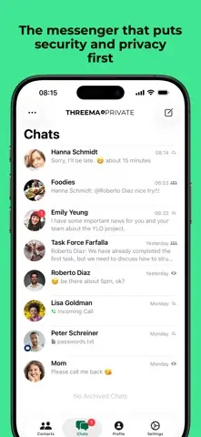 Threema. The Secure Messenger 스크린샷 1