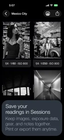 myLightMeter PRO 스크린샷 3