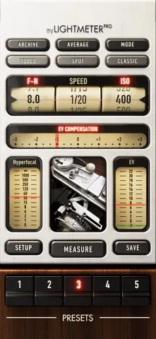 myLightMeter PRO 스크린샷 1