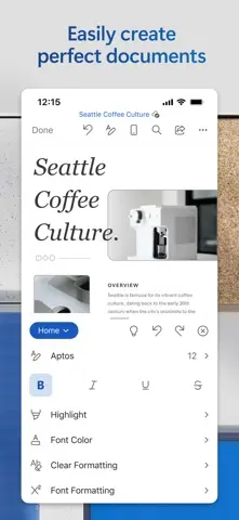 Microsoft Word 스크린샷 3