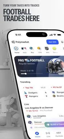 Polymarket: Trade Live Sports 스크린샷 2