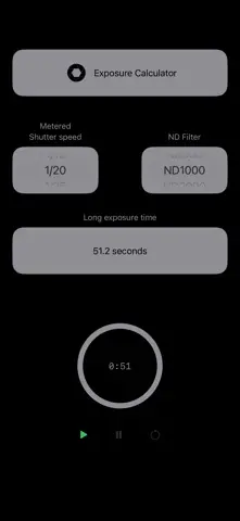 Exposure Calculator 스크린샷 1