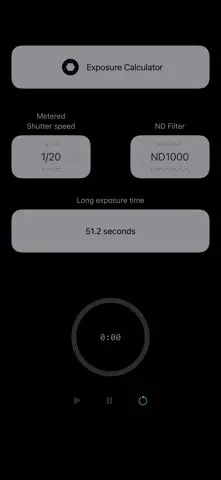 Exposure Calculator 스크린샷 3