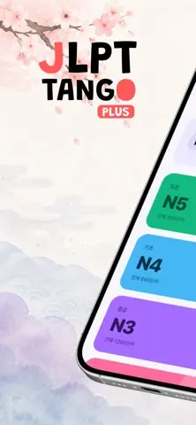 JLPT Tango Plus - 일본어 단어장 스크린샷 1