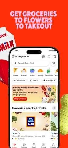 DoorDash: Food, Grocery, More 스크린샷 2