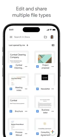 Google Docs 스크린샷 2