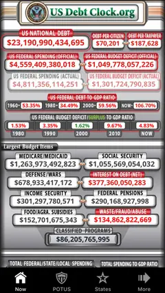 US Debt Clock .org 스크린샷 1