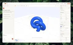 Design Studio AI 작업 공간. 가운데에 What should we create? 입력창, 아래에 템플릿 여섯 종.