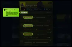 DLSS 5 Swapper 홍보 배너. 검은 회로 배경에 초록 '5' 앱 아이콘, 오른쪽에 One Click. Every Game. 문구.