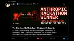 ECC 배너 그래픽. 'The operating system for AI agent harnesses' 헤드라인과 스킬·에이전트·명령 3열.
