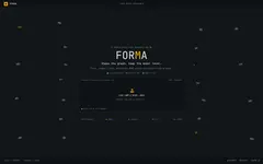 Forma 편집 화면. 가운데 캔버스에 샘플 ONNX 모델 그래프가 펼쳐져 있고 Conv 노드가 선택돼 오른쪽 Layer Inspector에 수정 가능한 속성·텐서 크기·파라미터 수가 보입니다.