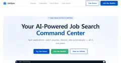 JobSync 대시보드. 최근 7일·30일 지원 수, 주간 활동 막대그래프, 최근 지원한 회사 목록이 보인다.