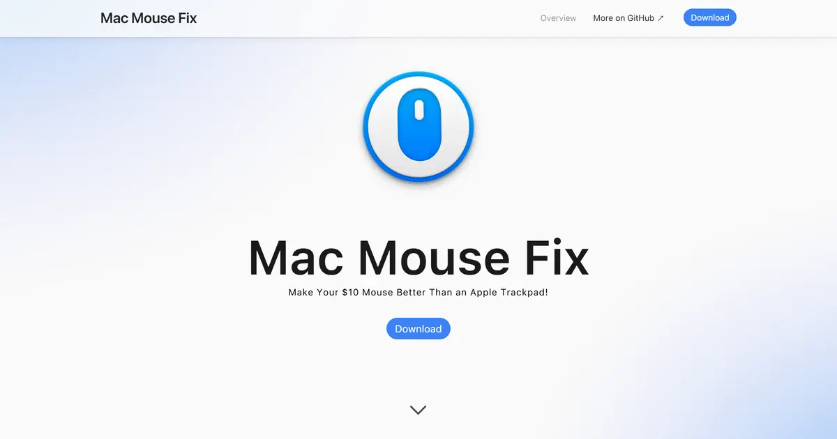 Mac Mouse Fix's Buttons preferences pane, showing dropdown actions assigned to Button 4 and Button 5 for click, scroll and drag.
