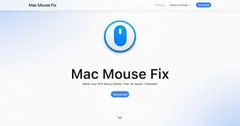 Mac Mouse Fix's Buttons preferences pane, showing dropdown actions assigned to Button 4 and Button 5 for click, scroll and drag.