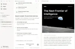 README 캡처 — MiMoCode를 엔진으로 쓰는 별도 베타 앱 MiMo Desktop의 영어 화면(터미널 UI 아님)