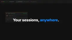 nodeterm 캔버스: 'api server' 터미널, RUNNING 배지가 붙은 Claude 에이전트 노드, 그 에이전트에 선으로 연결된 스티키 노트, 에디터와 diff 노드가 지도처럼 배치된 화면
