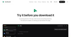 OpenMausBot 다크 테마 화면: 왼쪽 사이드바에 Brody·GitScout·Emaily 등 봇 목록, 오른쪽에 봇 Brody가 데이터셋 정리 결과를 보고하는 긴 채팅 답변과 상단 모델 선택기