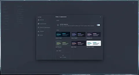 Strata 파일 관리자 창(어두운 테마): 왼쪽 사이드바에 Home·Trash·Network와 Documents·Downloads 등 폴더, 가운데 세 개의 Miller 컬럼으로 홈 → Documents → strata-pdf-samples 폴더를 열어 PDF 파일 세 개가 보임